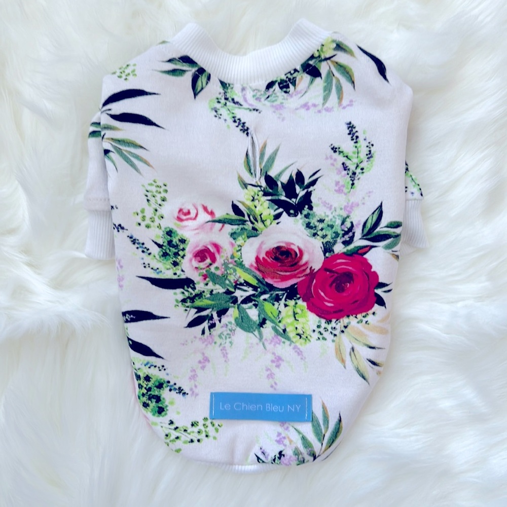 Le Chien Bleu NY Floral Tee